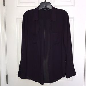 Long sleeve button up blouse